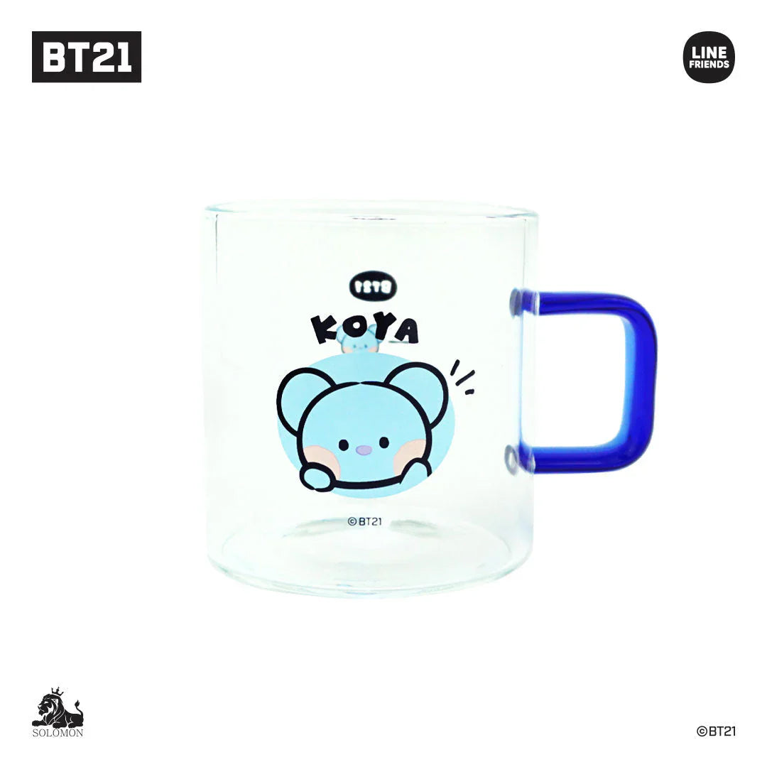 GLASS CUP MININI TAZA BT21