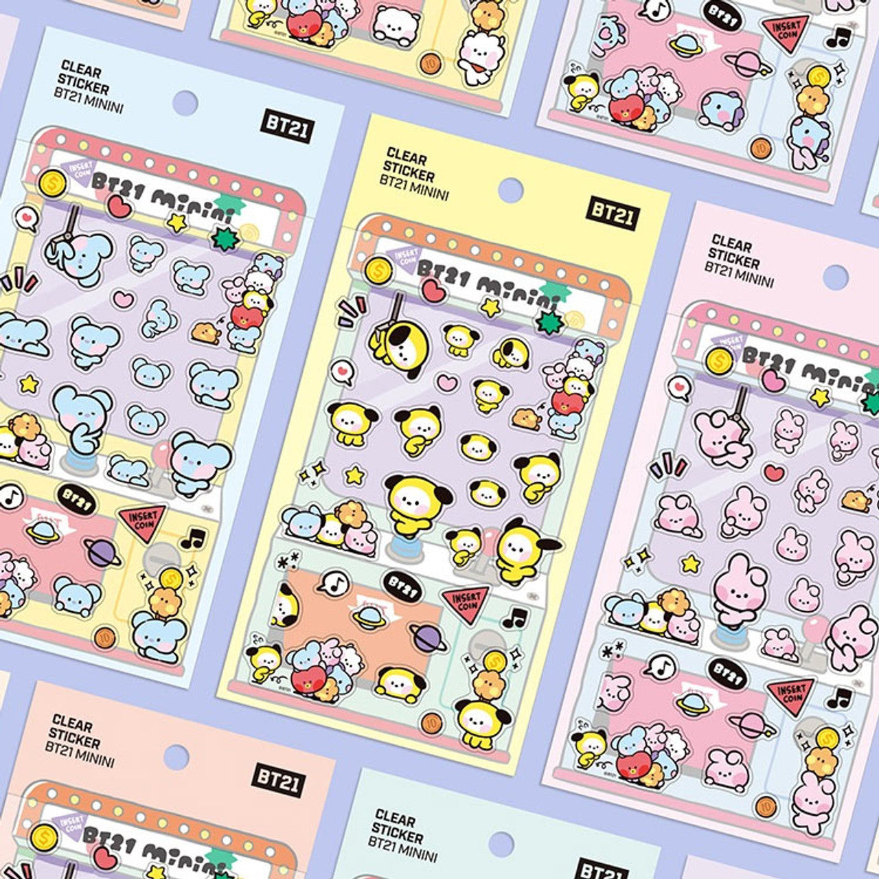 STICKER CLEAR MININI BT21