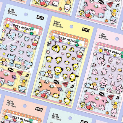 STICKER CLEAR MININI BT21