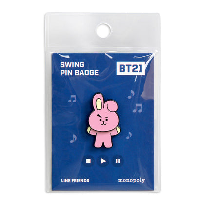 PIN BADGE SWING BT21