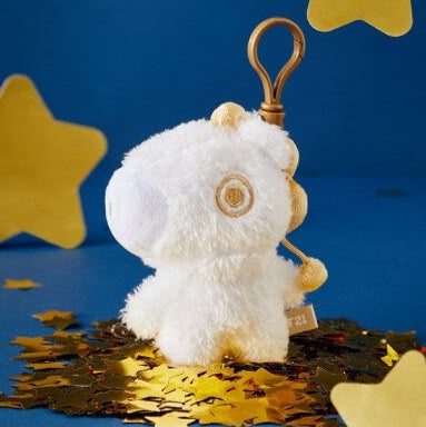 TWINKLE EDITION BAG CHARM PLUSH KEYRING BT21
