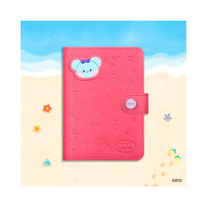 [VACANCE] PASSPORT CASE LEATHER PATCH BT21