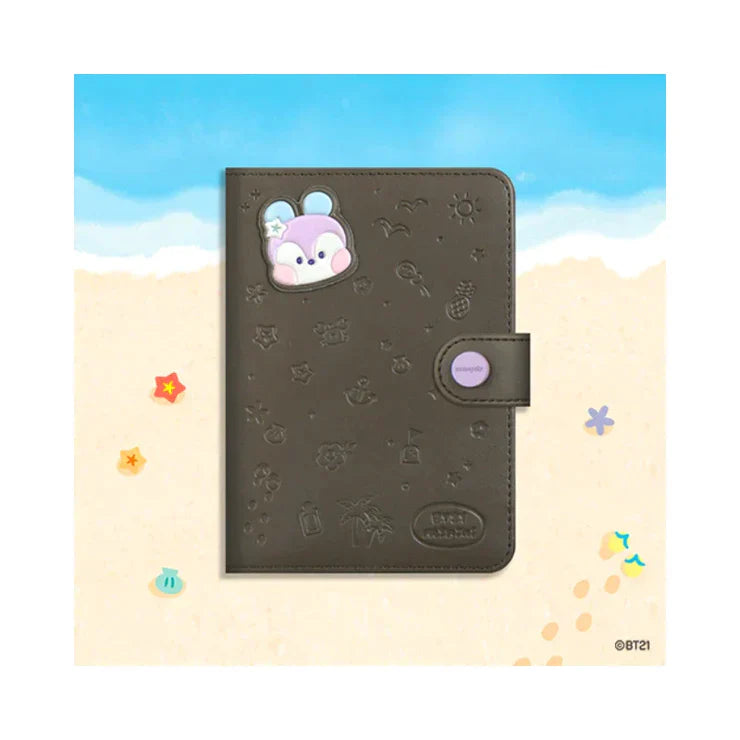 [VACANCE] PASSPORT CASE LEATHER PATCH BT21