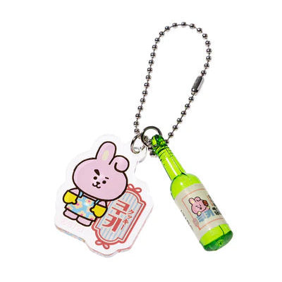 [UNIVERSTAR] KOREAN SOJU ACRYLIC KEYRING BT21