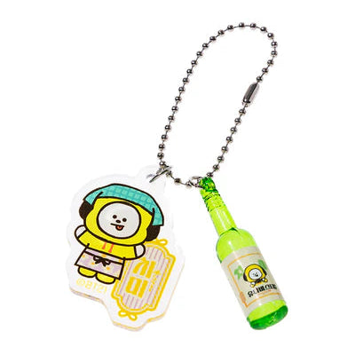 [UNIVERSTAR] KOREAN SOJU ACRYLIC KEYRING BT21