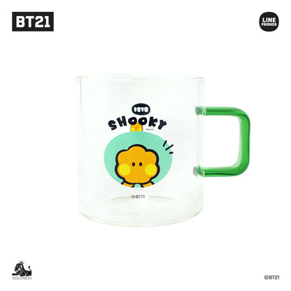 GLASS CUP MININI TAZA BT21