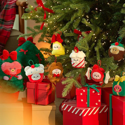PETIT HOLIDAY ORNAMENT PLUSH KEYRING MINI MININI BT21