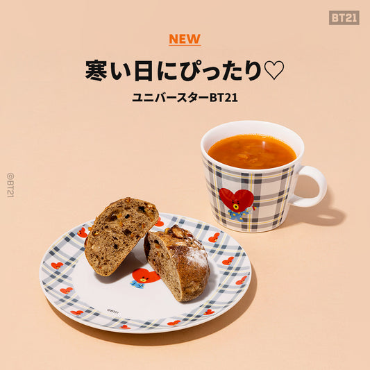 CHECKERED MUG CUP BT21