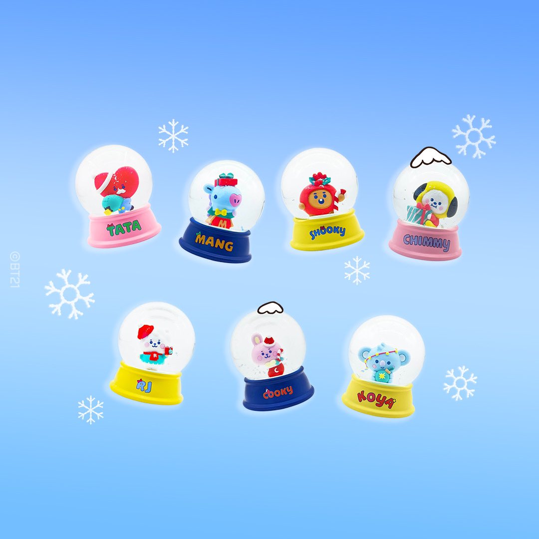 WINTER SNOW GLOBE BT21