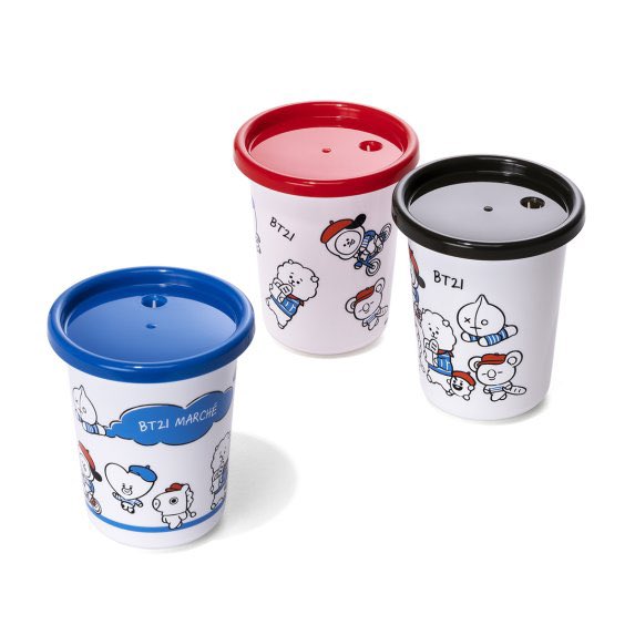 MARCHE CUP WITH STRAW SET BT21