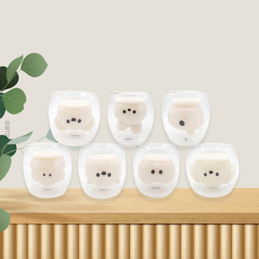 DOUBLE WALL GLASS CUP BT21