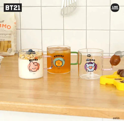 GLASS CUP MININI TAZA BT21