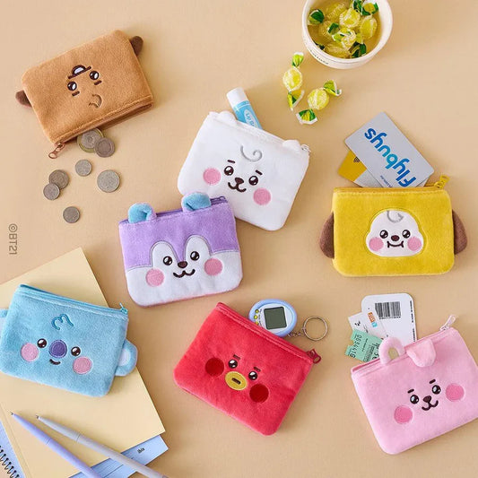 BABY ZIPPERED POCKET WALLET DAILY BASIC BT21