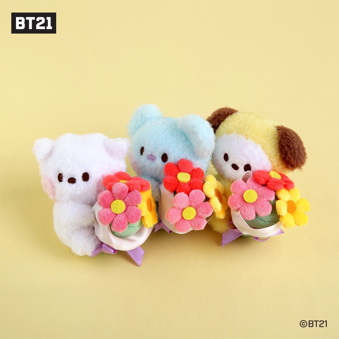 BOUQUET PLUSH KEYRING MININI BT21