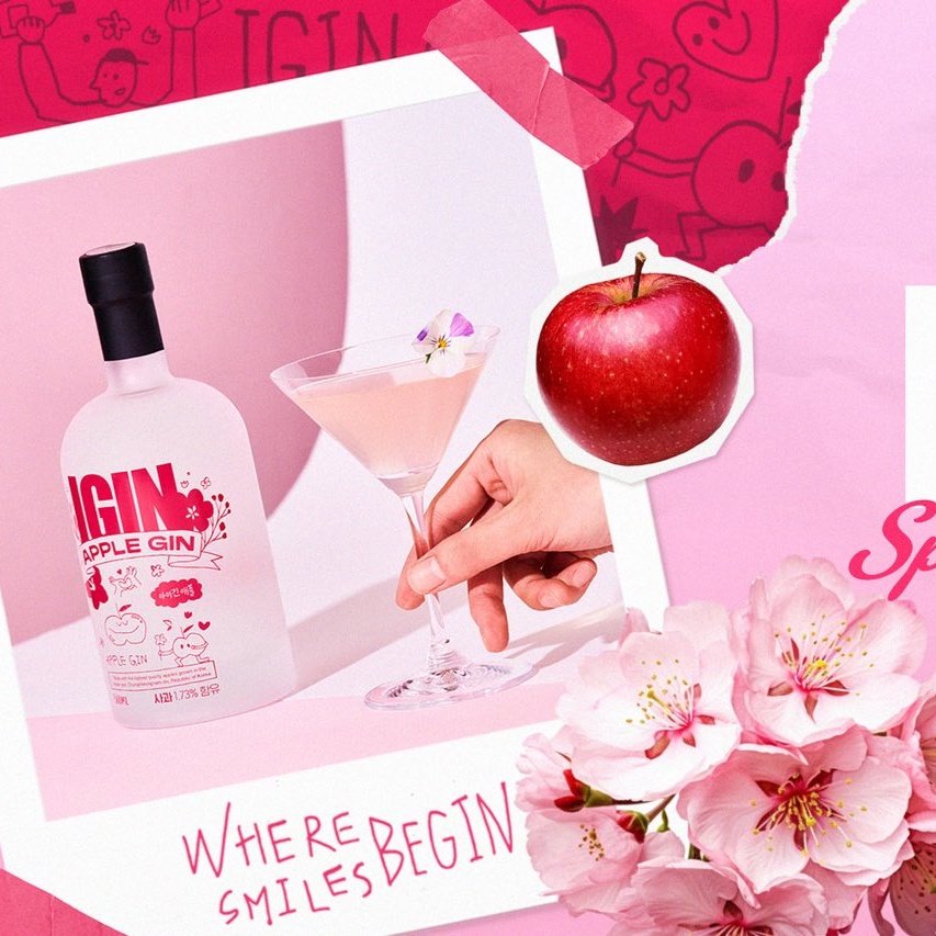 JIN (BTS) - IGIN APPLE GIN SPRING EDITION