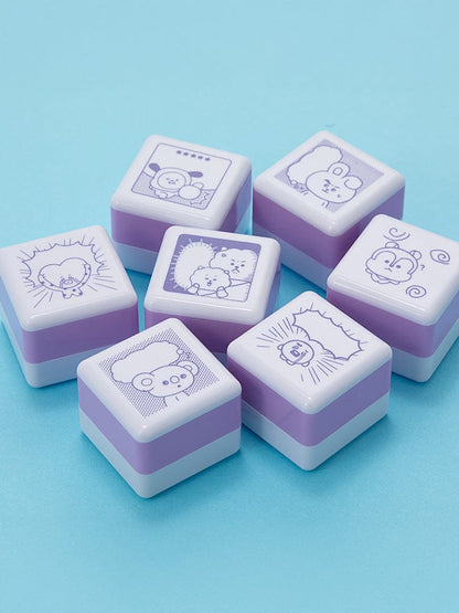 STAMP SPEECH BUBBLE TODAY'S FACE BT21