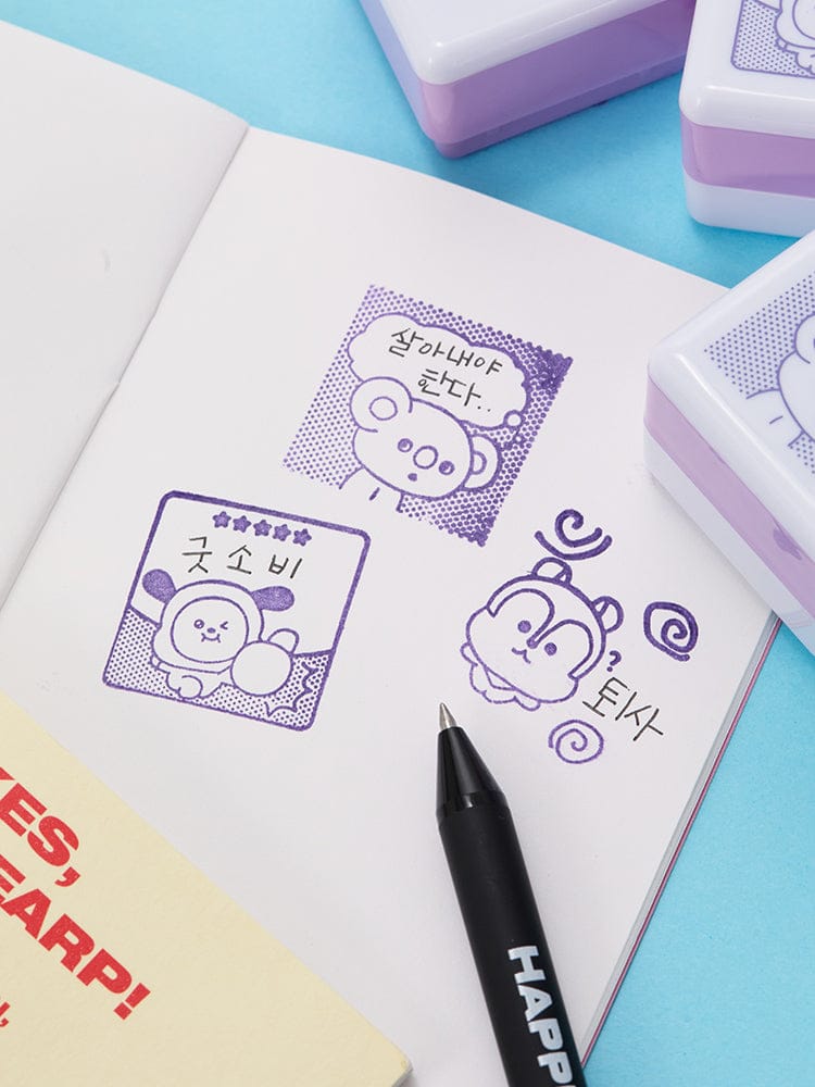 STAMP SPEECH BUBBLE TODAY'S FACE BT21