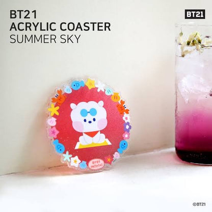 [SUMMER SKY] ACRYLIC COASTER BT21