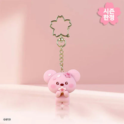 [CHERRY BLOSSOM] FIGURE KEYRING BT21