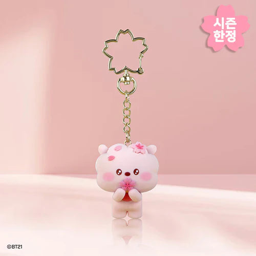 [CHERRY BLOSSOM] FIGURE KEYRING BT21