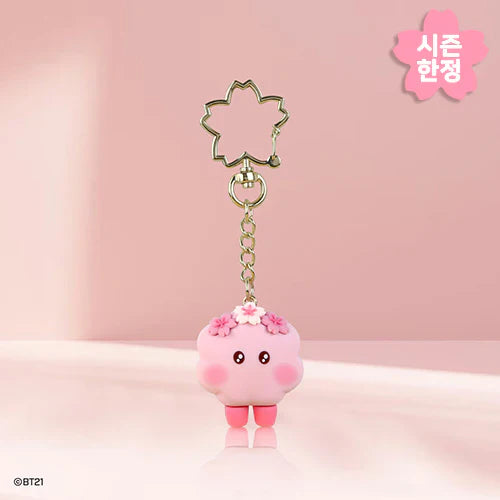 [CHERRY BLOSSOM] FIGURE KEYRING BT21