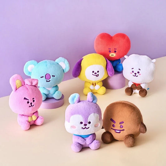 BASIC SITTING PLUSH DOLL BT21