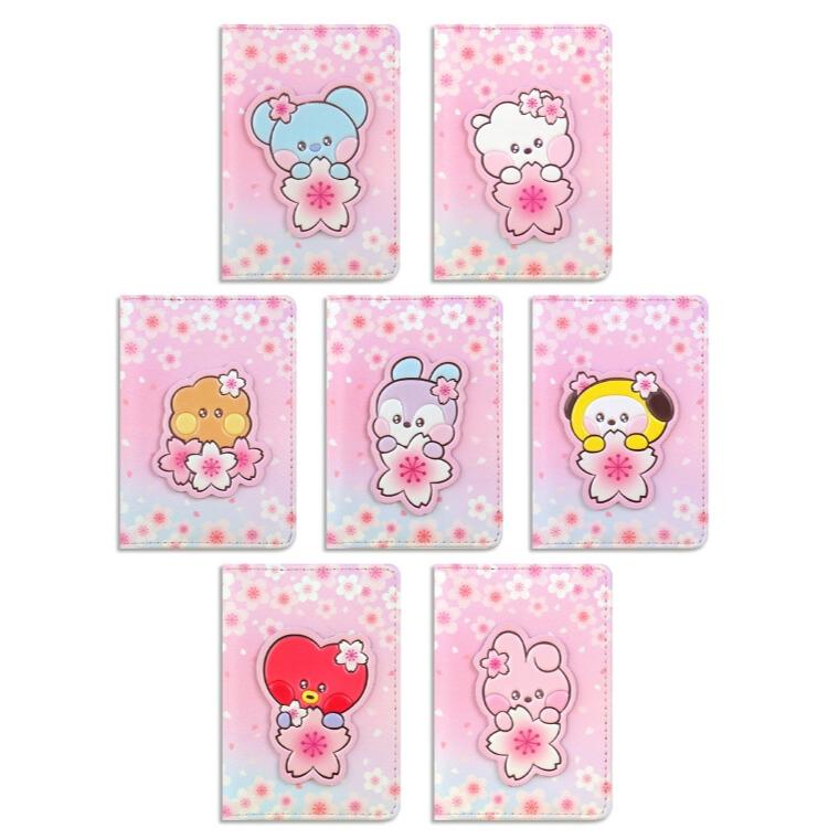 [CHERRY BLOSSOM] CARD CASE LEATHER PATCH BT21