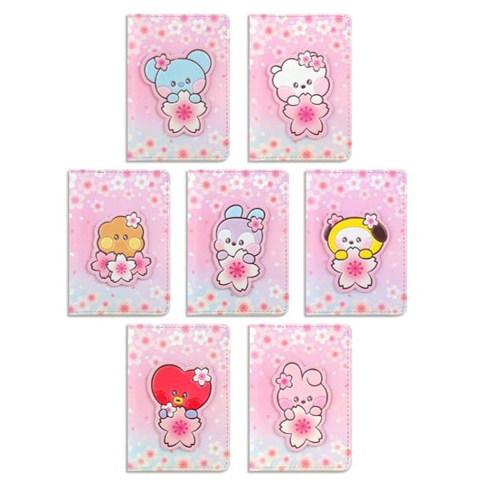 [CHERRY BLOSSOM] CARD CASE LEATHER PATCH BT21