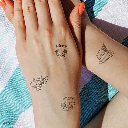 [SUMMER SKY] STICKER TATTOO BT21