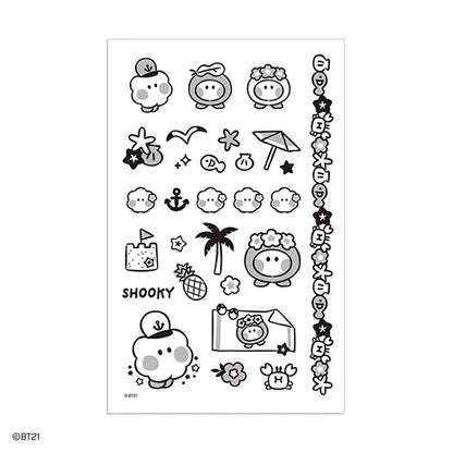 [SUMMER SKY] STICKER TATTOO BT21