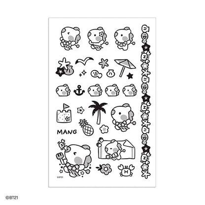 [SUMMER SKY] STICKER TATTOO BT21