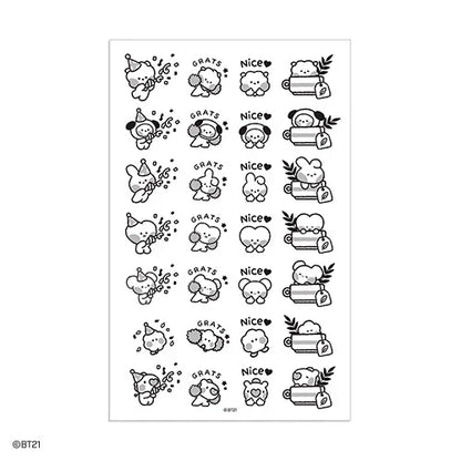 [SUMMER SKY] STICKER TATTOO BT21