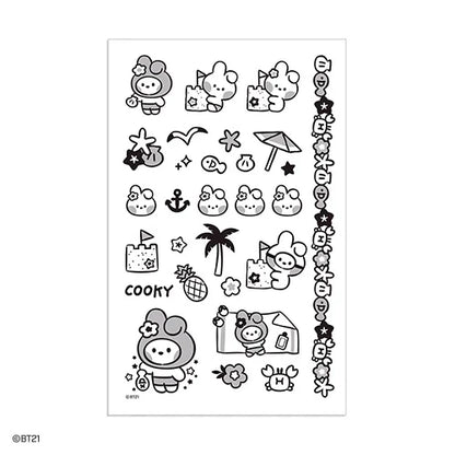 [SUMMER SKY] STICKER TATTOO BT21