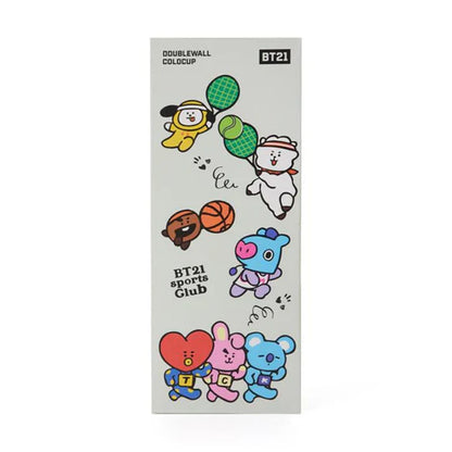 SPORTS CLUB COLD TUMBLER WITH STRAW BT21