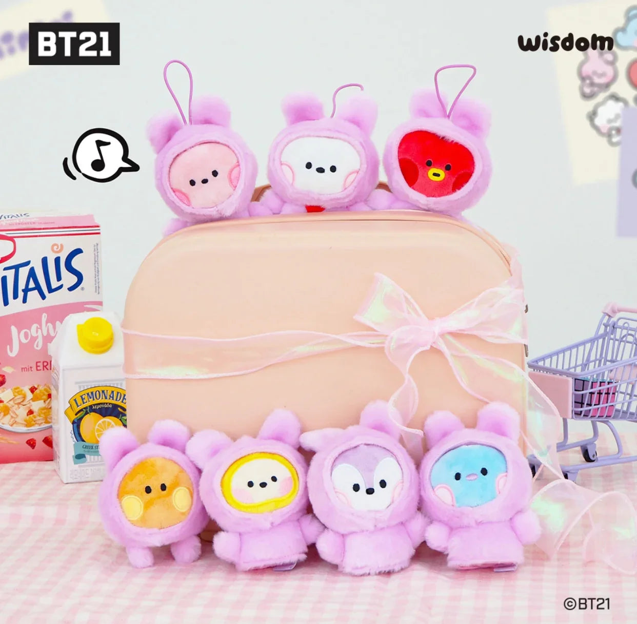 FINGER PUPPET MININI KEYRING BT21