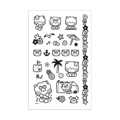 [SUMMER SKY] STICKER TATTOO BT21