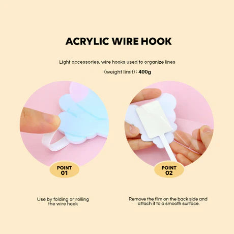 ACRYLIC WIRE HOOK MININI BT21