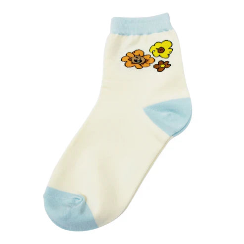 SOCKS FLOWER BT21