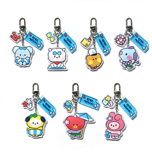 [SUMMER SKY] ACRYLIC KEYRING BT21