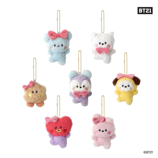 [LOVELY] PLUSH KEYRING MININI BT21