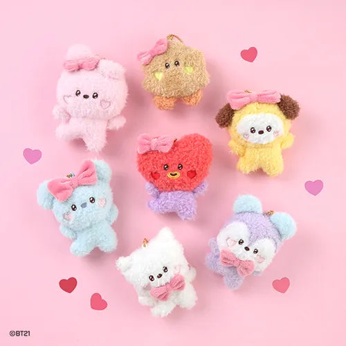 [LOVELY] PLUSH KEYRING MININI BT21
