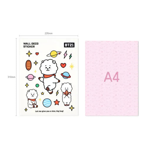 WALL DECO STICKER BT21