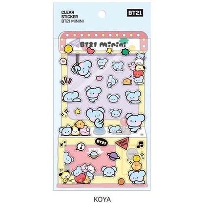 STICKER CLEAR MININI BT21
