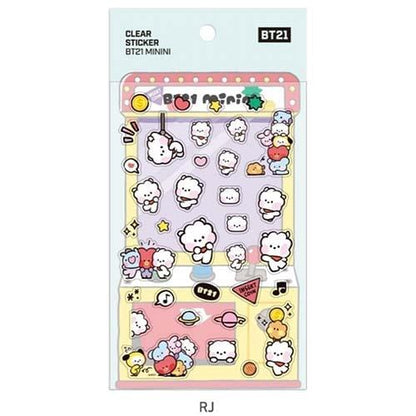 STICKER CLEAR MININI BT21