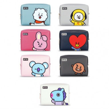PU SQUARE POUCH L BT21