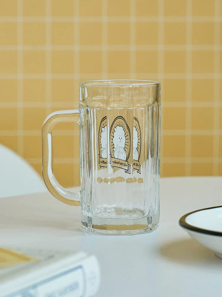 [RJ THE FOODIE] HANDLE GLASS CUP BT21