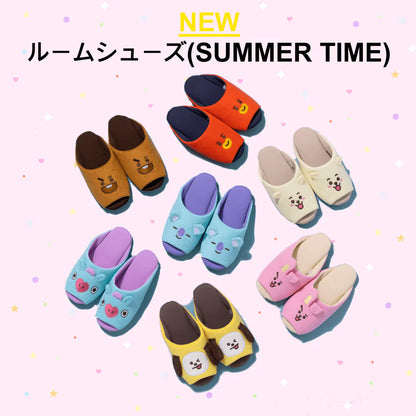 ROOM SLIPPERS SUMMER TIME BT21