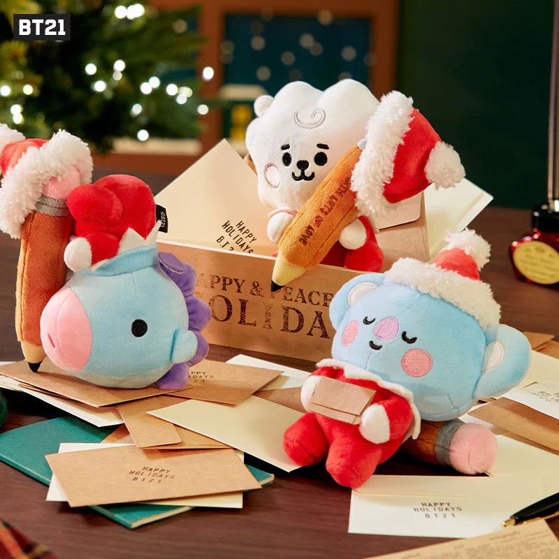 BABY MINI HOLIDAY STANDING DOLL BT21