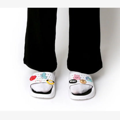 SLIPPERS TOGETHER CUSHION MININI BT21