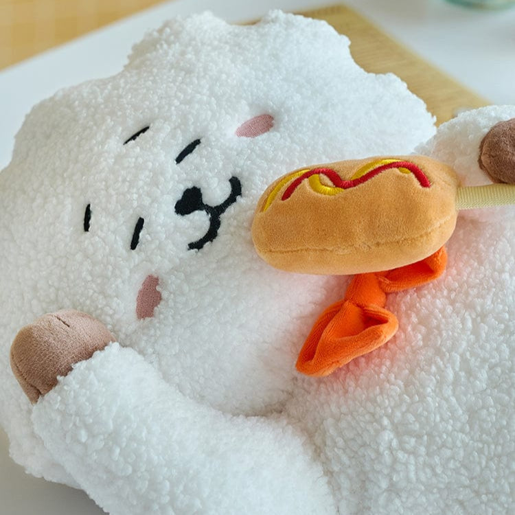THE FOODIE LYING MEDIUM DOLL BT21